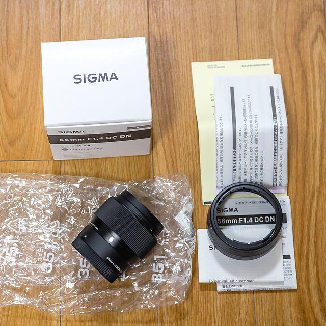 SIGMA 56mm f1.4 DC DN ソニーEマウント 美品