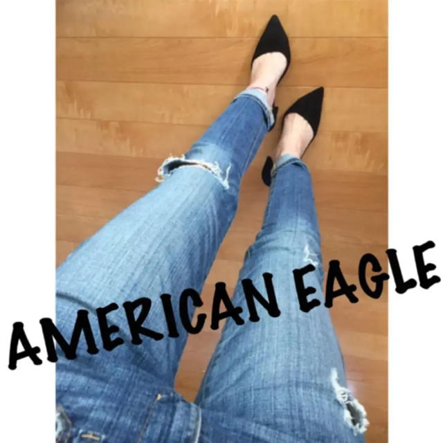 American Eagle(アメリカンイーグル)のアメリカンイーグル♡ダメージ♡スーパースキニー♡デニム♡ レディースのパンツ(デニム/ジーンズ)の商品写真