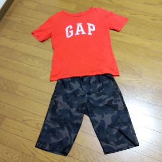 ギャップ(GAP)の男児Tｼｬﾂ＋ﾊﾟﾝﾂｾｯﾄ☆160(Tシャツ/カットソー)