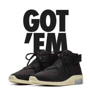 フィアオブゴッド(FEAR OF GOD)の27.5cm NIKE AIR FEAR OF GOD BLACK/FOSSIL(スニーカー)