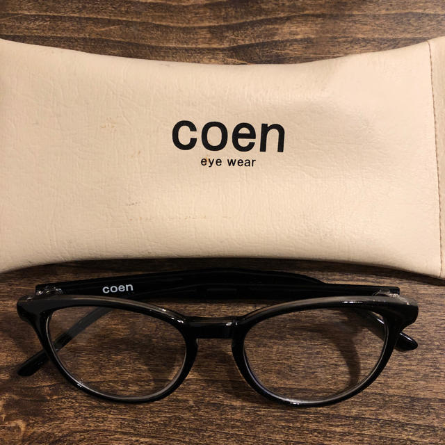 coen(コーエン)のcoen 伊達眼鏡 メガネ レディースのファッション小物(サングラス/メガネ)の商品写真