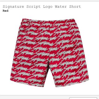 シュプリーム(Supreme)のSignature Script Logo Water Short(ショートパンツ)