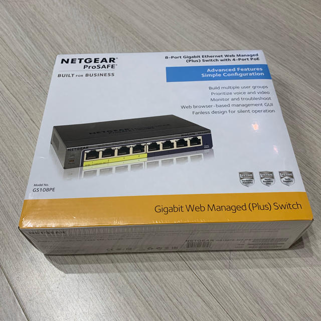 PC/タブレットNETGEAR 新品未開封 2点