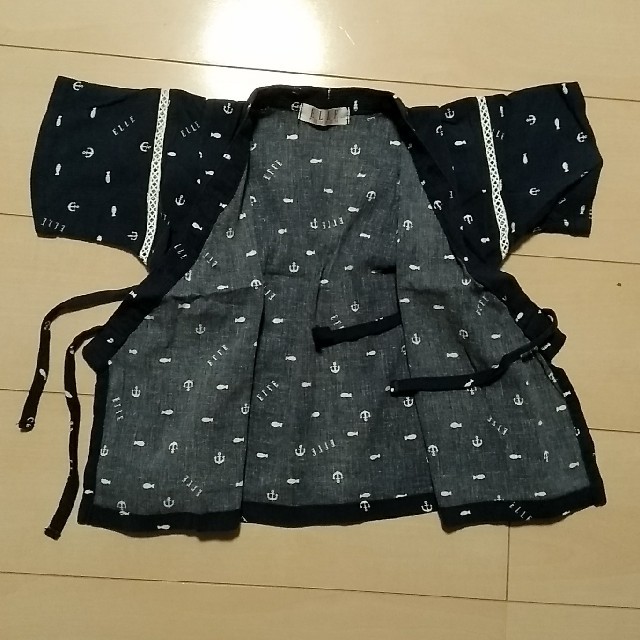 ELLE(エル)のELLE 甚平 90サイズ キッズ/ベビー/マタニティのキッズ服男の子用(90cm~)(甚平/浴衣)の商品写真