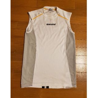 バボラ(Babolat)のバボラ テニスウェア Oサイズ USED品 ストレッチ素材 両脇メッシュ　スキー(Tシャツ/カットソー(半袖/袖なし))