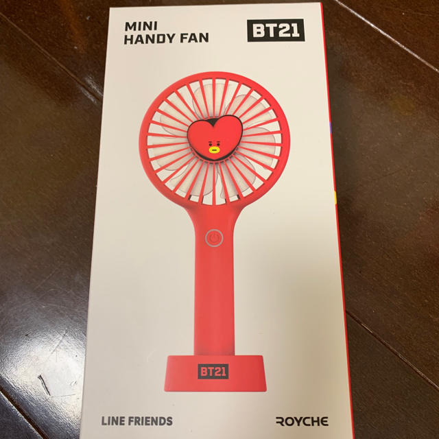 防弾少年団(BTS)(ボウダンショウネンダン)の【新品】BT21 TATA 扇風機 スマホ/家電/カメラの冷暖房/空調(扇風機)の商品写真