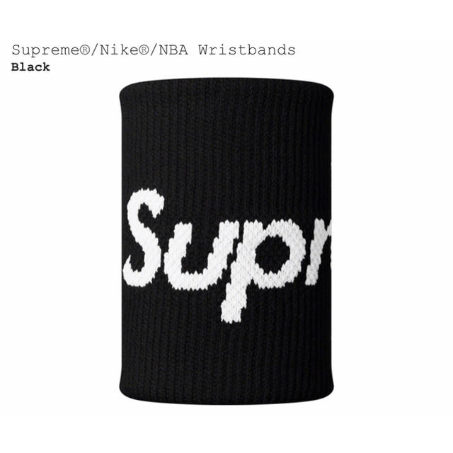 Supreme Nike NBA Wristbands Black バラ売り