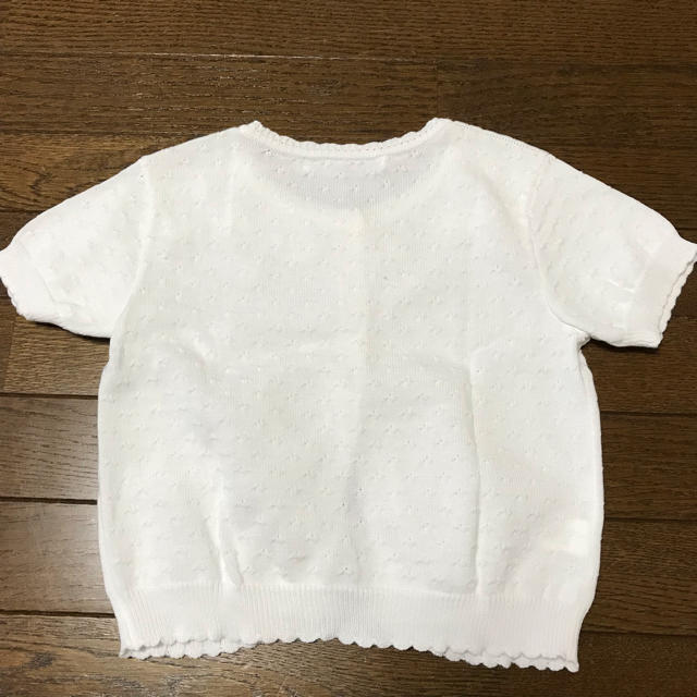 familiar(ファミリア)のファミリア 半袖カーディガン 90 キッズ/ベビー/マタニティのキッズ服女の子用(90cm~)(カーディガン)の商品写真