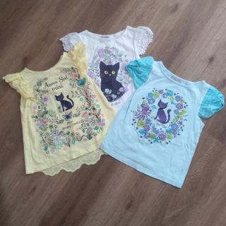 アナスイミニ(ANNA SUI mini)のアナスイミニ　ネコTシャツセット　120(Tシャツ/カットソー)