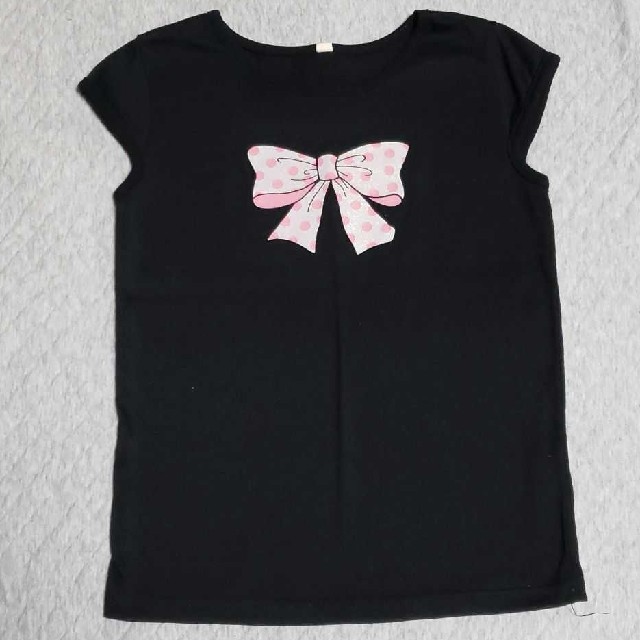 ラメプリントトップス キッズ/ベビー/マタニティのキッズ服女の子用(90cm~)(Tシャツ/カットソー)の商品写真