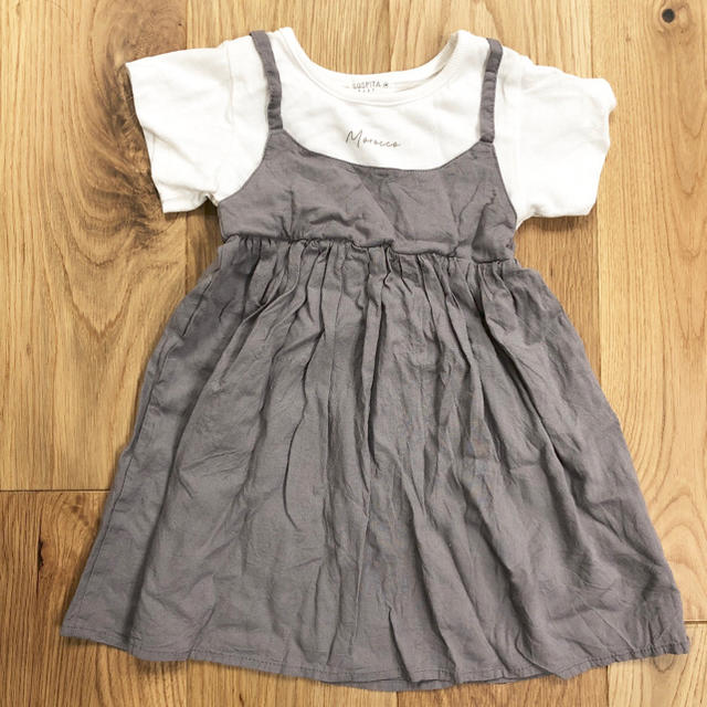 futafuta(フタフタ)の【美品】バースデイ ワンピース♡ キッズ/ベビー/マタニティのキッズ服女の子用(90cm~)(ワンピース)の商品写真