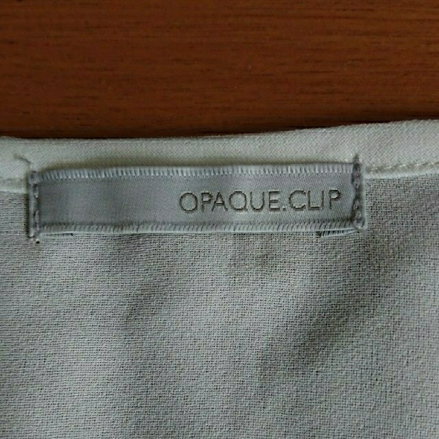 OPAQUE.CLIP(オペークドットクリップ)のさしみ様専用☆OPAQUE.CLIP☆ブラウス☆リボン☆ レディースのトップス(シャツ/ブラウス(半袖/袖なし))の商品写真