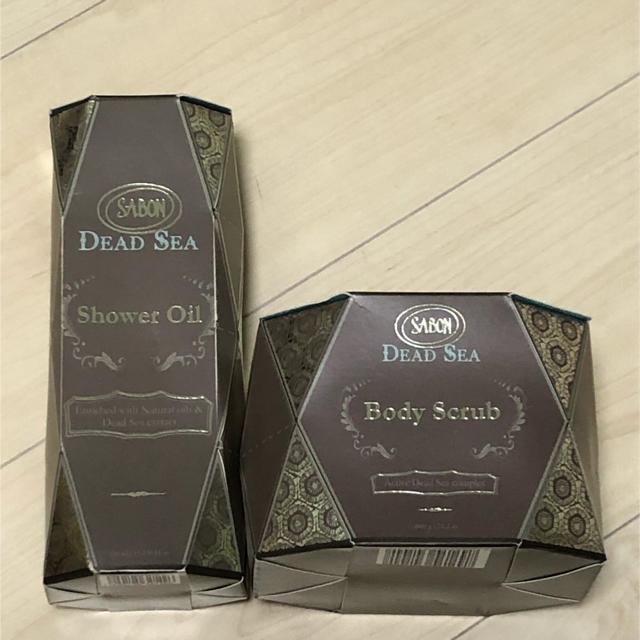 SABON  死海 シャワーオイル&ボディスクラブ デッドシー 未使用品