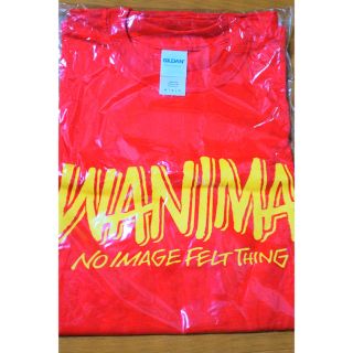 ワニマ(WANIMA)のWANIMA  ワニマ  Tシャツ 赤 レッド Mサイズ 新品未使用(ミュージシャン)