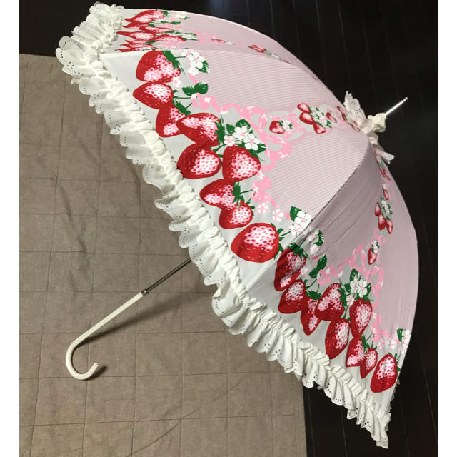 名作 Angelic Pretty いちご ピンク 雨晴兼用 アンブレラ傘 新品未使用 名作 Angelic Pretty いちご ピンク 雨晴兼用 アンブレラ傘 新品未使用