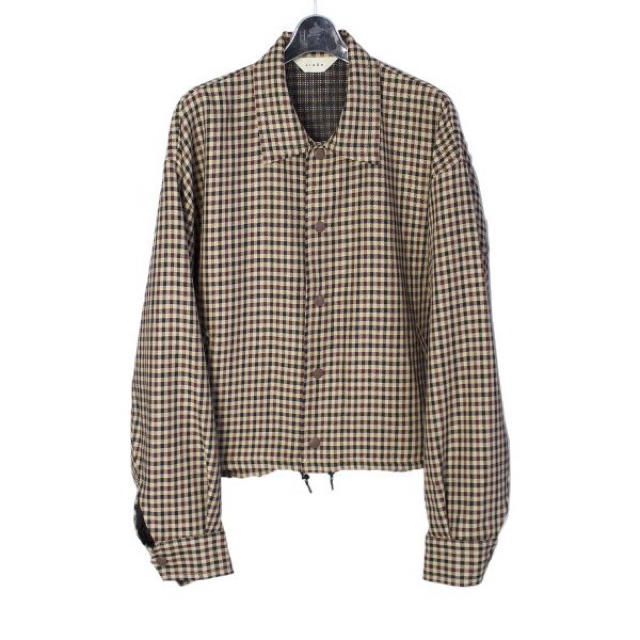 Jieda(ジエダ)のJieDa 19SS GINGHAM COACH JACKET (BEIGE) メンズのジャケット/アウター(ブルゾン)の商品写真