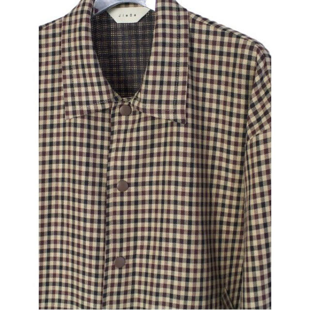 Jieda(ジエダ)のJieDa 19SS GINGHAM COACH JACKET (BEIGE) メンズのジャケット/アウター(ブルゾン)の商品写真