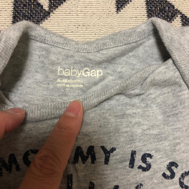 babyGAP(ベビーギャップ)の半袖ロンパース キッズ/ベビー/マタニティのベビー服(~85cm)(ロンパース)の商品写真