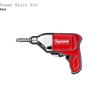 シュプリーム(Supreme)のsupreme   drill pin  ピン バッジ(バッジ/ピンバッジ)