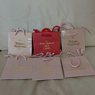 ヴィヴィアンウエストウッド(Vivienne Westwood)のヴィヴィアンウエストウッド ショップバック ショッパー 紙袋 小 ６枚(ショップ袋)