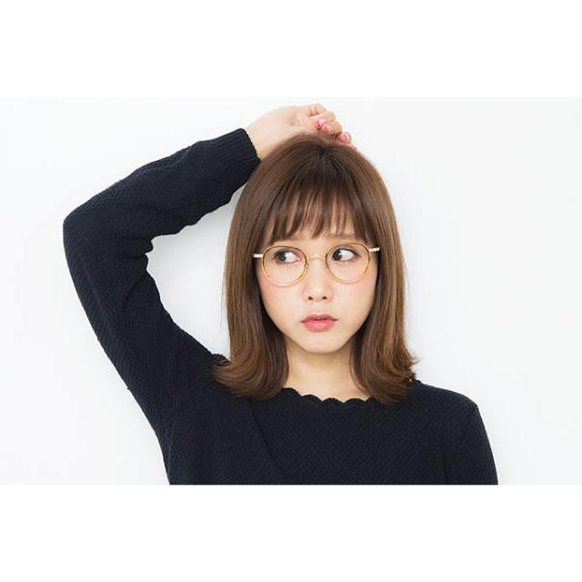 Zoff(ゾフ)のZoff×RINA TANAKA♡田中里奈ちゃんコラボメガネ レディースのファッション小物(サングラス/メガネ)の商品写真