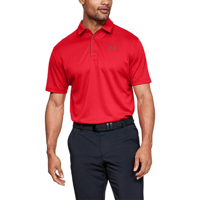 UNDER ARMOUR(アンダーアーマー)のアンダーアーマー 半袖機能ポロシャツ  19S UA TECH POLO  LG スポーツ/アウトドアのゴルフ(ウエア)の商品写真