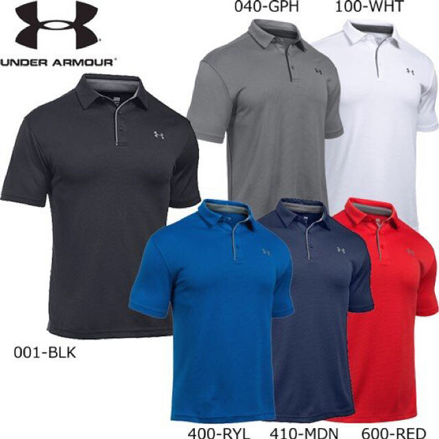 UNDER ARMOUR(アンダーアーマー)のアンダーアーマー 半袖機能ポロシャツ  19S UA TECH POLO  LG スポーツ/アウトドアのゴルフ(ウエア)の商品写真