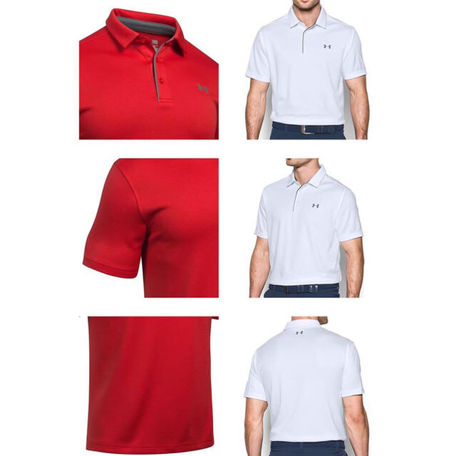 UNDER ARMOUR(アンダーアーマー)のアンダーアーマー 半袖機能ポロシャツ  19S UA TECH POLO  LG スポーツ/アウトドアのゴルフ(ウエア)の商品写真