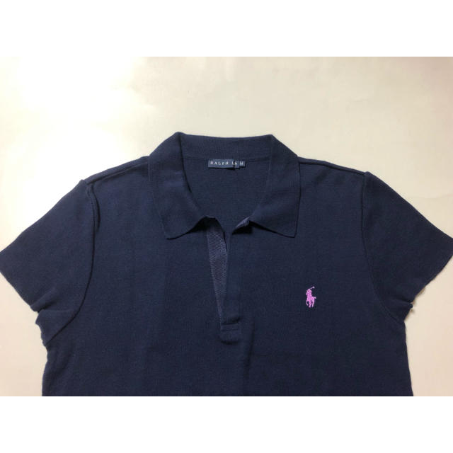 Ralph Lauren(ラルフローレン)の小さめ　ラルフローレン ＊ フレンチ袖 ニットスキッパー(M) レディースのトップス(カットソー(半袖/袖なし))の商品写真