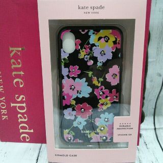 ケイトスペードニューヨーク(kate spade new york)のケイトスペード iPhoneケース  iPhone XR対応 花柄(モバイルケース/カバー)