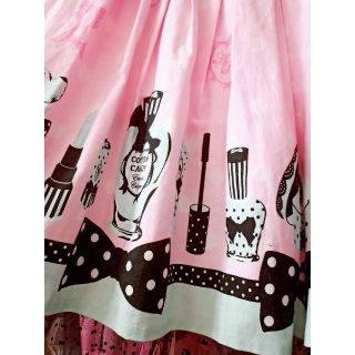 アンジェリックプリティー(Angelic Pretty)のfantasic dolly ピンク(ひざ丈ワンピース)