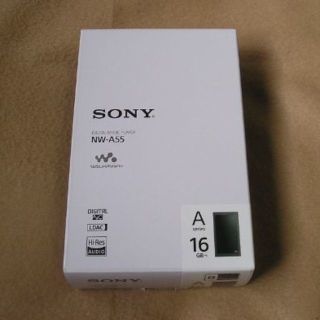 SONY - 【新品】 SONY ウォークマン NW-A55 グレイッシュブラックの