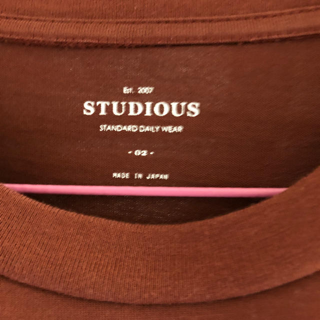 STUDIOUS(ステュディオス)のステュディオス studious ペルヴィアンUネックT メンズのトップス(Tシャツ/カットソー(半袖/袖なし))の商品写真