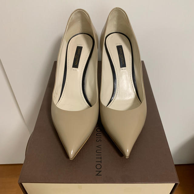 人気新品 LOUIS 36 ベージュ パンプス 最終値下げ♡ルイヴィトン