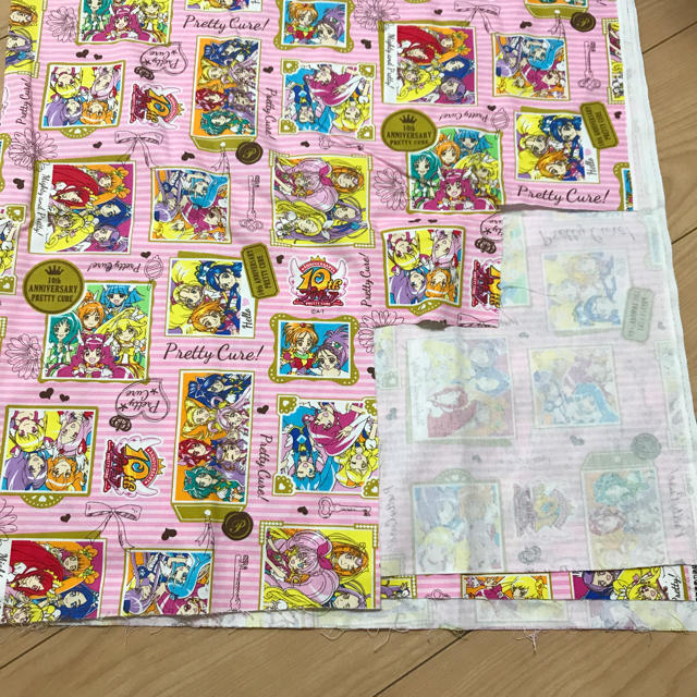 BANDAI(バンダイ)のプリキュア  生地 ハンドメイドの素材/材料(生地/糸)の商品写真