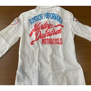 ハーレーダビッドソン(Harley Davidson)のハーレーダビッドソン レディースシャツ(Tシャツ/カットソー(七分/長袖))