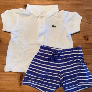 ラコステ(LACOSTE)のラコステ74cm ポロシャツ&ショートパンツ(シャツ/カットソー)