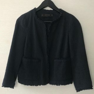 ザラ(ZARA)のZARA ジャケットXS(ノーカラージャケット)