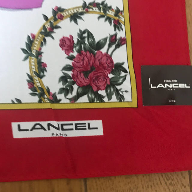 【新品 未使用 タグ付き】LANCEL シルクスカーフ