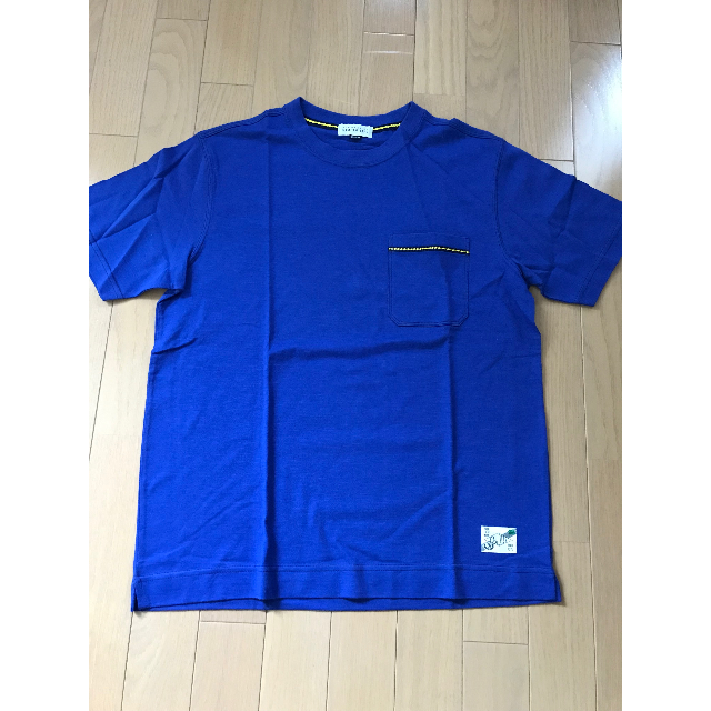 SIMPLE LIFE(シンプルライフ)のSIMPLE LIFE　ポケット付きTシャツ　ブルー　Mサイズ メンズのトップス(Tシャツ/カットソー(半袖/袖なし))の商品写真