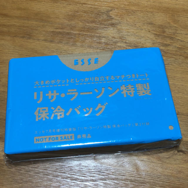 Lisa Larson(リサラーソン)の値下げ☆ESSE7月号付録 リサ・ラーソン 特製保冷バッグ インテリア/住まい/日用品のキッチン/食器(弁当用品)の商品写真