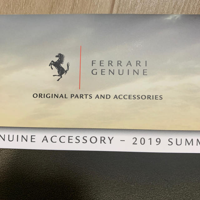 Ferrari(フェラーリ)のFerrari 2019夏カタログ 非売品 F-1 GT スーパーカー488 自動車/バイクの自動車(カタログ/マニュアル)の商品写真