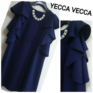 イェッカヴェッカ(YECCA VECCA)の⭐️YECCA VECCA⭐️袖フリル セレモニーワンピース(ひざ丈ワンピース)