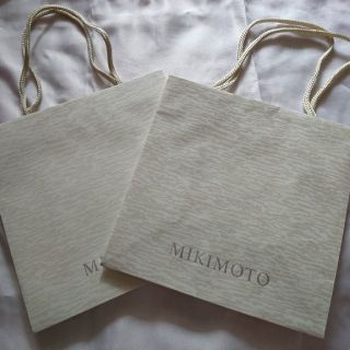 ミキモト(MIKIMOTO)の【MIKIMOTO】ショッパー 2個セット(ショップ袋)