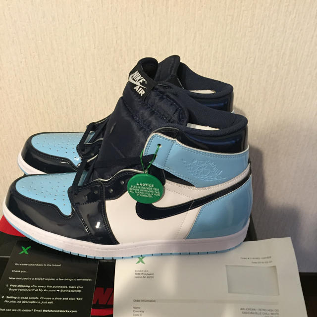 AIR JORDAN 1 RETRO HIGH UNC PATENT