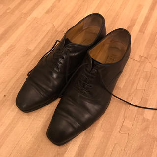 バーニーズニューヨーク(BARNEYS NEW YORK)のバーニーズ ニューヨーク ビジネスシューズ 革靴 黒 41 1/2 26cm(ドレス/ビジネス)