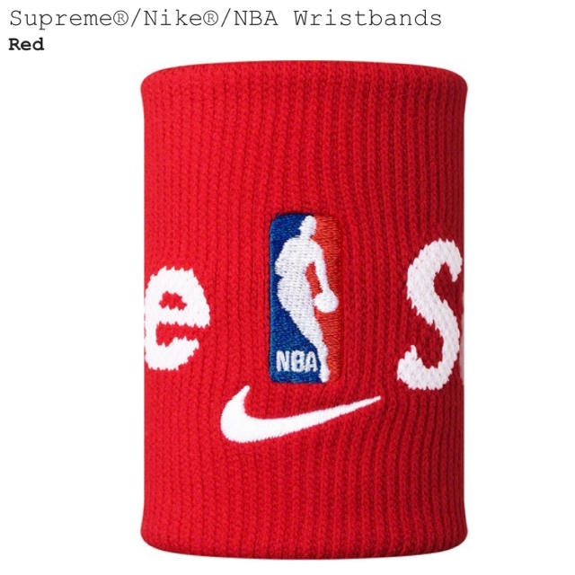 Supreme(シュプリーム)の19ss Supreme®/Nike®/NBA Wristband メンズのアクセサリー(バングル/リストバンド)の商品写真