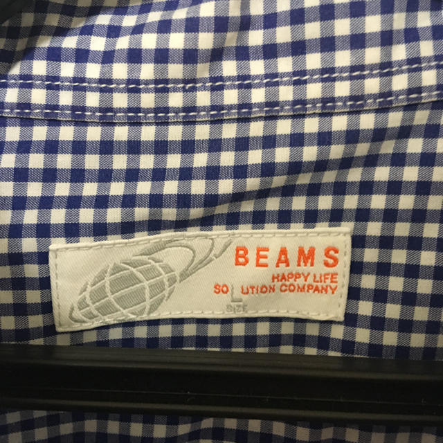 BEAMS(ビームス)のビームス  ギンガムチェック半袖シャツ メンズのトップス(シャツ)の商品写真