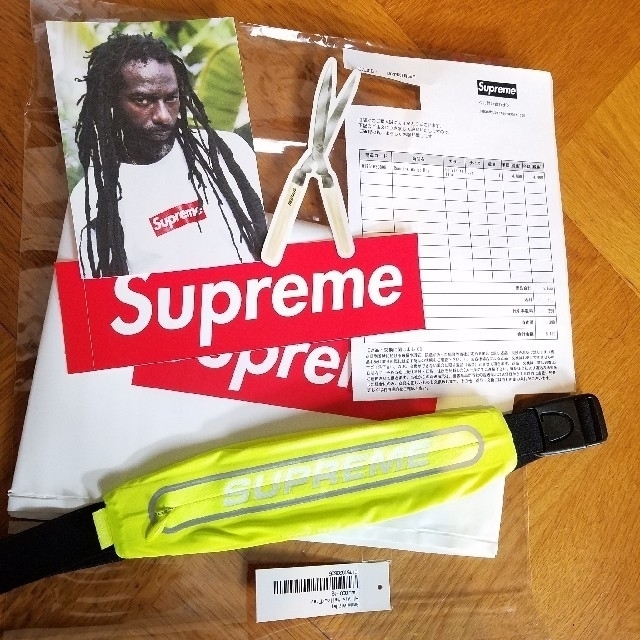 Supreme Running Waist Bag 蛍光 未使用 ウエストバッグ