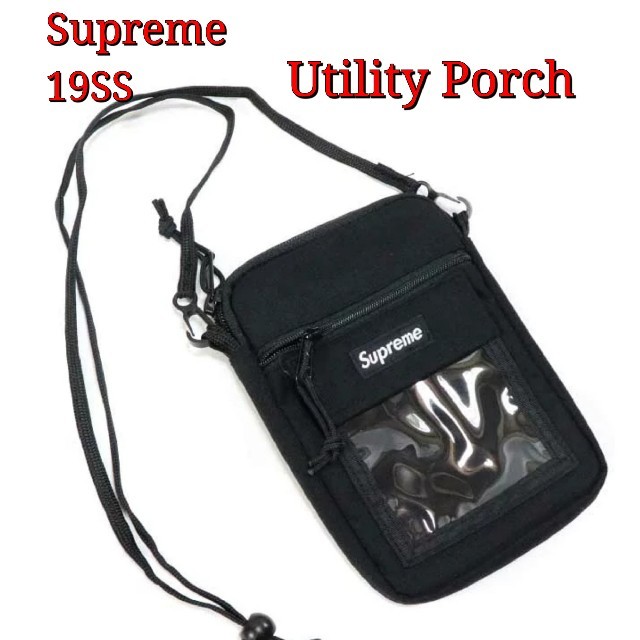 Supreme utility porch black 19SS NY ラスト①